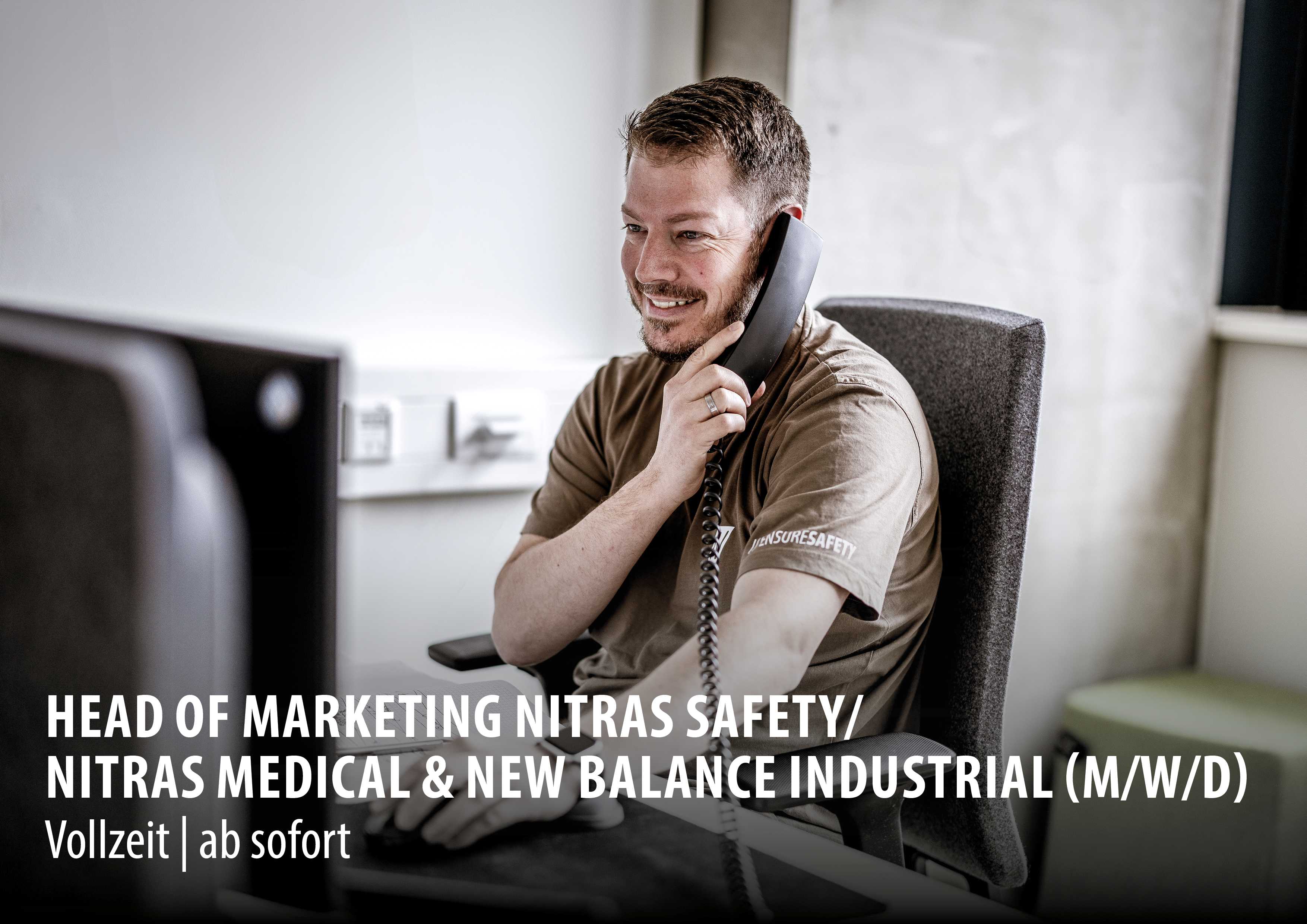 Head of Marketing NITRAS SAFETY / NITRAS MEDICAL & New Balance Industrial (m/w/d)